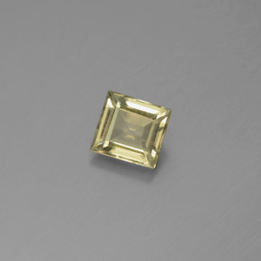0.97カラットの天然グリーン/ピンクカラーチェンジダイアスポア（5.7×5.3 mm・四角）