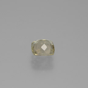 0.93カラットの天然グリーン/ピンク色が変わるダイアスポア、クッションカット、VS-SI