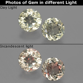 自然派の商品を探す ct グリーン/ピンク 色が変わるダイアスポア 宝石, ラウンドカット, トルコ からGemSelectで. 在庫あり、世界各国へ発送!