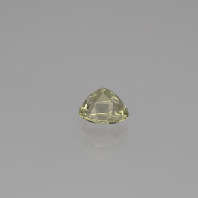 0.60カラットの天然グリーン/ピンクカラーチェンジダイアスポア（5.5×4.3 mm・オーバルカット）