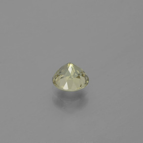 0.78カラットの天然グリーンからピンク色が変わるダイアスポア、ラウンドカット、VS