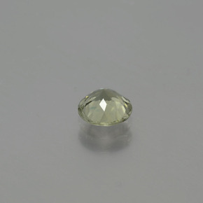 0.60カラットの天然グリーン/ピンクカラーチェンジダイアスポア（5.43 mm・ラウンドカット）