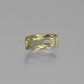 0.98カラットの天然グリーン/ピンク色が変わるダイアスポア、クッションカット、VS-SI