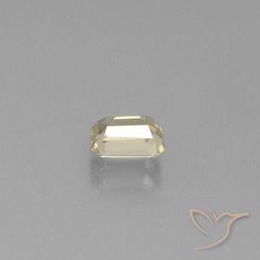 0.79カラットの天然非常に薄い黄色カラーチェンジディアスポラ、八角形 / エメラルドカット、VS