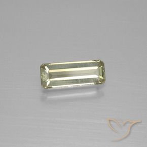 1.11カラットの天然非常に薄い黄色カラーチェンジディアスポラ、八角形 / エメラルドカット、VS