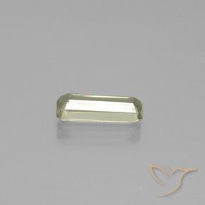 1.11カラットの天然非常に薄い黄色カラーチェンジディアスポラ、八角形 / エメラルドカット、VS