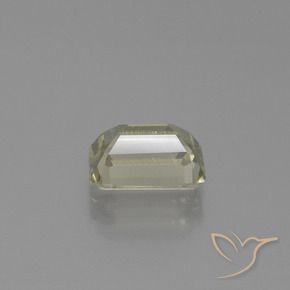 1.31カラットの天然非常に薄い黄色カラーチェンジディアスポラ、八角形 / エメラルドカット、VVS-VS