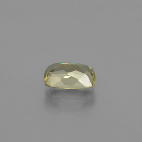 1.20カラットの天然グリーン/ピンクカラーチェンジダイアスポア（7.8×5.1 mm・クッションカット）