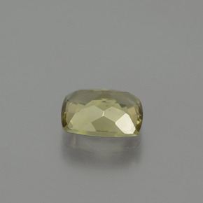 1.27カラットの天然グリーン/ピンクカラーチェンジダイアスポア（7.4×6 mm・クッションカット）