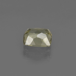 1.41カラットの天然グリーン/ピンクカラーチェンジダイアスポア（6.7×6 mm・クッションカット）