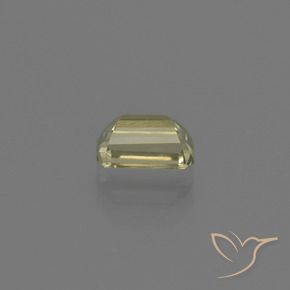0.76カラットの天然茶色がかった黄色カラーチェンジディアスポラ、八角形 / エメラルドカット、VS-SI