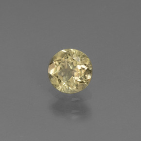 0.52カラットの天然グリーン/ピンク色が変わるダイアスポア、ラウンドカット、VS-SI