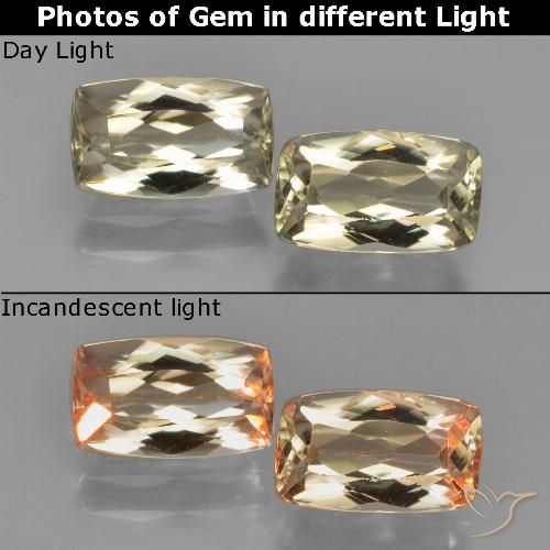 Shop natural 2.15ct 非常に薄いゴールデンイエロー カラーチェンジディアスポラ gems, クッション, from トルコ at GemSelect. In stock, global shipping!