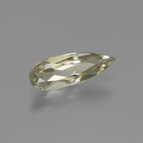 1.14カラットの天然グリーン/ピンクカラーチェンジダイアスポア（11.5×4.1 mm・洋梨の形）