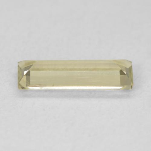 0.69カラットの天然ライトイエローカラーチェンジディアスポラ、バゲット、VVS-VS
