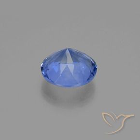 10.78カラットの天然ディープブルー色が変わるフローライト、ラウンド、VS