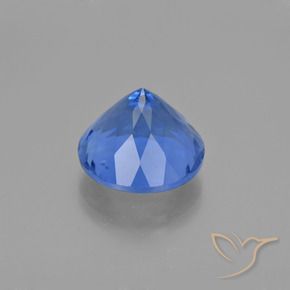 15.10カラットの天然明るいブルー色が変わるフローライト、ラウンド、VS