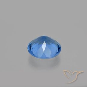 12.97カラットの天然エジプシャンブルー色が変わるフローライト、ラウンド、VS
