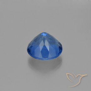 11.83カラットの天然ダークブルー色が変わるフローライト、ラウンド、VS