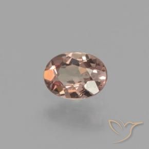 0.41カラットの天然ヒッコリーブラウンカラーチェンジガーネット、オーバルカット、VS