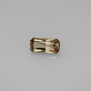 0.75カラットの天然緑ががかったブラウンからレッドピンクカラーチェンジガーネット、エメラルドカット、VVS-VS