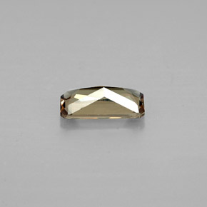 0.67カラットの天然緑ががかったブラウンからレッドピンクカラーチェンジガーネット、エメラルドカット、VS