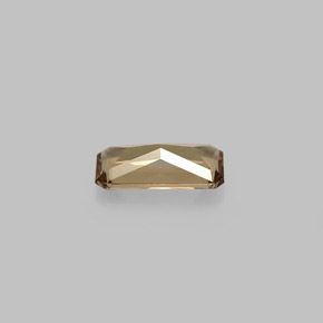 1.28カラットの天然緑がかった茶〜レッドピンクカラーチェンジガーネット（9.1×4.5 mm・エメラルドカット）