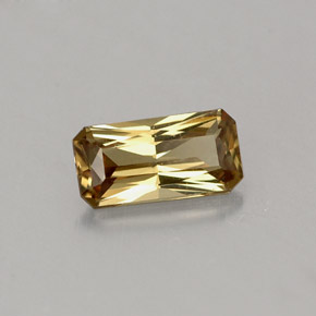 0.66カラットの天然緑ががかったブラウンからレッドピンクカラーチェンジガーネット、エメラルドカット、VVS-VS