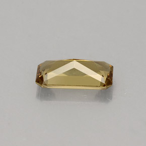 0.66カラットの天然緑ががかったブラウンからレッドピンクカラーチェンジガーネット、エメラルドカット、VVS-VS