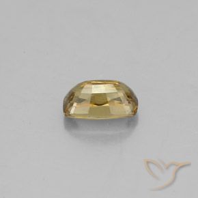 0.97カラットの天然ゴールドブラウンカラーチェンジガーネット、クッション、VS-SI