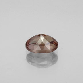 1.27カラットの天然ゴールドブラウンからオレンジカラーチェンジガーネット、オーバルカット、VS