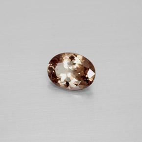 1.57カラットの天然ペカンブラウンカラーチェンジガーネット（8.1×6.1 mm・オーバルカット）