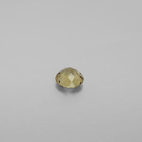 0.44カラットの天然ゴールデンブラウン〜オレンジカラーチェンジガーネット（4.43 mm・ラウンドカット）