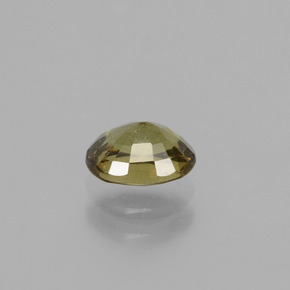 0.80カラットの天然緑ががかったブラウンからレッドピンクカラーチェンジガーネット、オーバルカット、VS