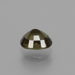 1.73カラットの天然緑がかった茶〜レッドピンクカラーチェンジガーネット（7.5×6 mm・オーバルカット）