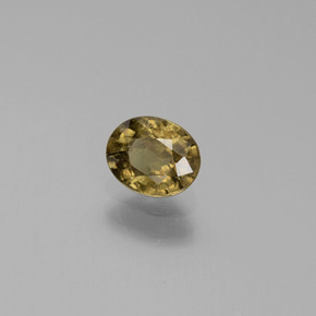 0.68カラットの天然グリーンからレッドピンクカラーチェンジガーネット、オーバルカット、VS