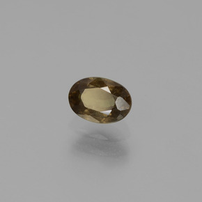 0.74カラットの天然グリーンからレッドピンクカラーチェンジガーネット、オーバルカット、VS