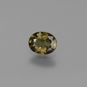 0.70カラットの天然グリーンからレッドピンクカラーチェンジガーネット、オーバルカット、VS