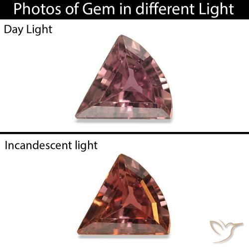 0.17ct ミディアムブラウン カラーチェンジサファイア, ファンシー, VVS