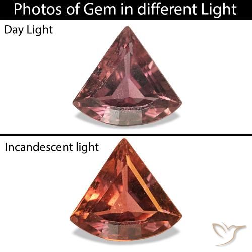 0.21ct 濃いローズピンク カラーチェンジサファイア, ファンシー, VS