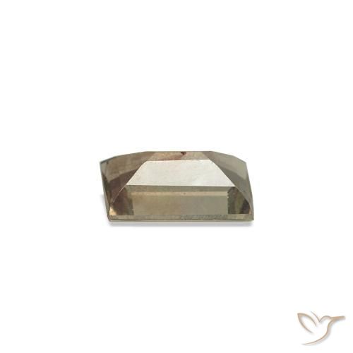 0.24カラットの天然ライトイエローカラーチェンジサファイア、バゲット、VVS-VS