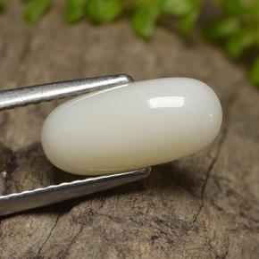 2.50カラットの天然マルチカラーホワイトサンゴ（12.1×5.6 mm・オーバルカット）