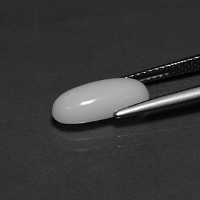 2.29カラットの天然ホワイトサンゴ（12.9×5.8 mm・オーバルカット）