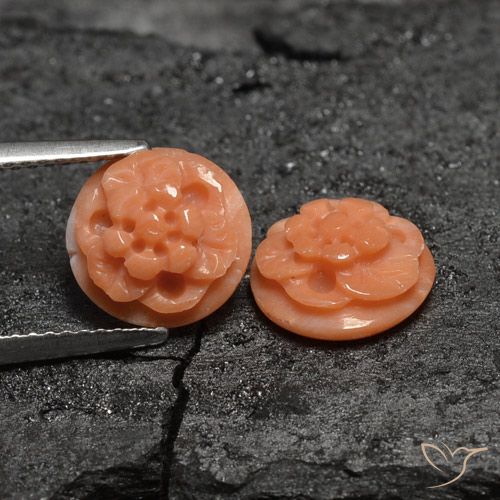 自然派の商品を探す 4.26ct ミディアムピンク サンゴ 宝石, フラワーカット, オーストラリア からGemSelectで. 在庫あり、世界各国へ発送!