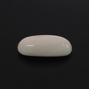 2.28カラットの天然ホワイトサンゴ（12.6×5.4 mm・オーバルカット）