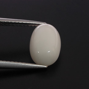 2.68カラットの天然ホワイトサンゴ（10.6×7.1 mm・オーバルカット）