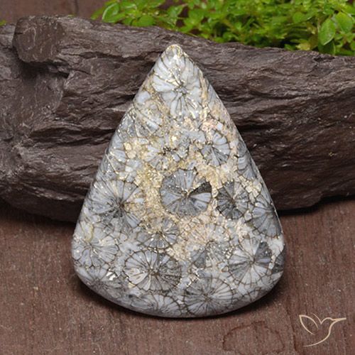 47.39ct 天然 マルチカラー サンゴ, 洋梨の形, オペーク