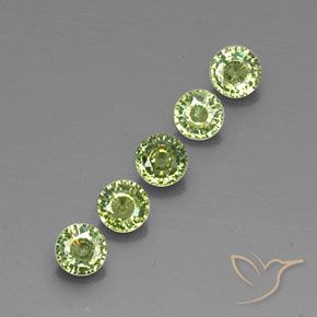 Shop natural 1.50ct Olive Green  デマントイドガーネット gems, ラウンド, from ナミビア at GemSelect. In stock, global shipping!