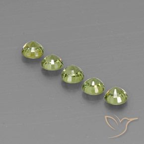 Shop natural 1.79ct Olive Green  デマントイドガーネット gems, ラウンド, from ナミビア at GemSelect. In stock, global shipping!
