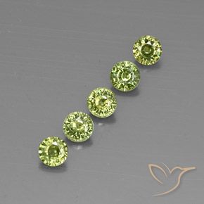 Shop natural 1.63ct Olive Green  デマントイドガーネット gems, ラウンド, from ナミビア at GemSelect. In stock, global shipping!